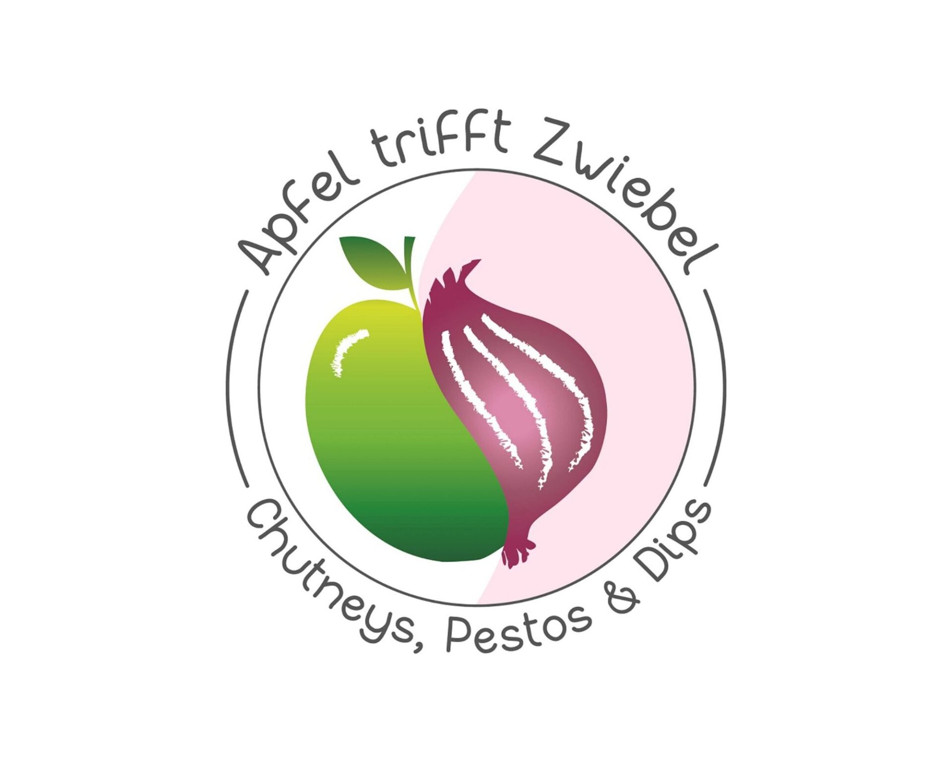 Apfel trifft Zwiebel Logo weiss